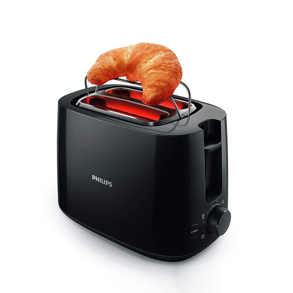 Philips Toaster and Sandwichmaker HD2583/90 (Black)