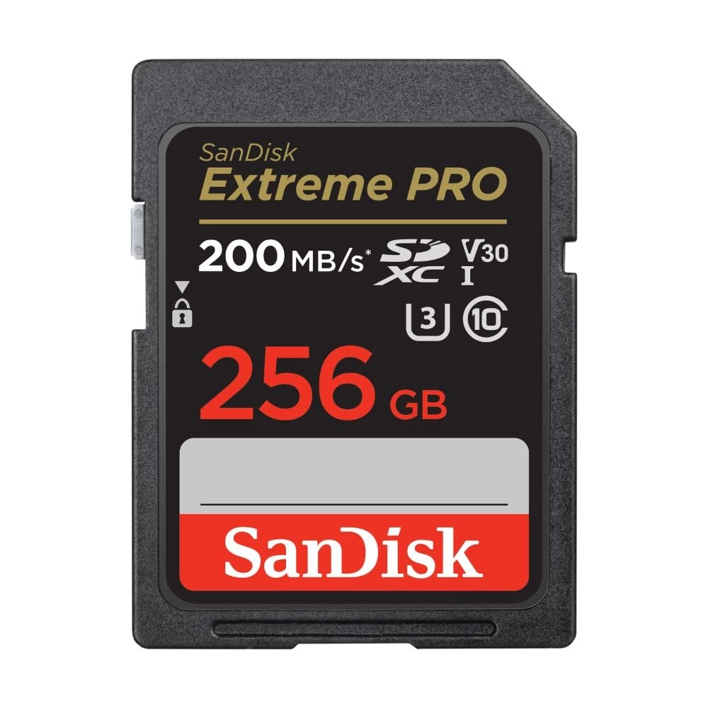 SanDisk Extreme Pro SD UHS I 256GB Card