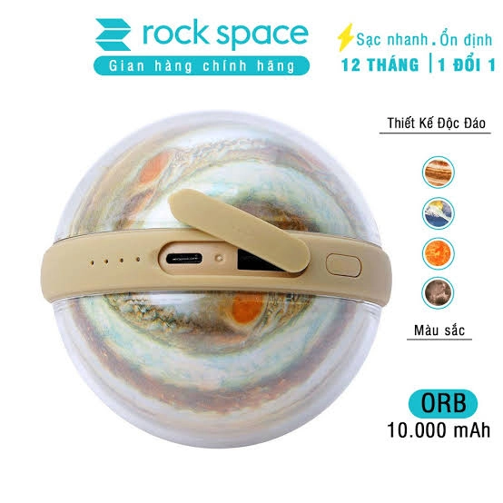 RockSpace Orb Powerbank Type c