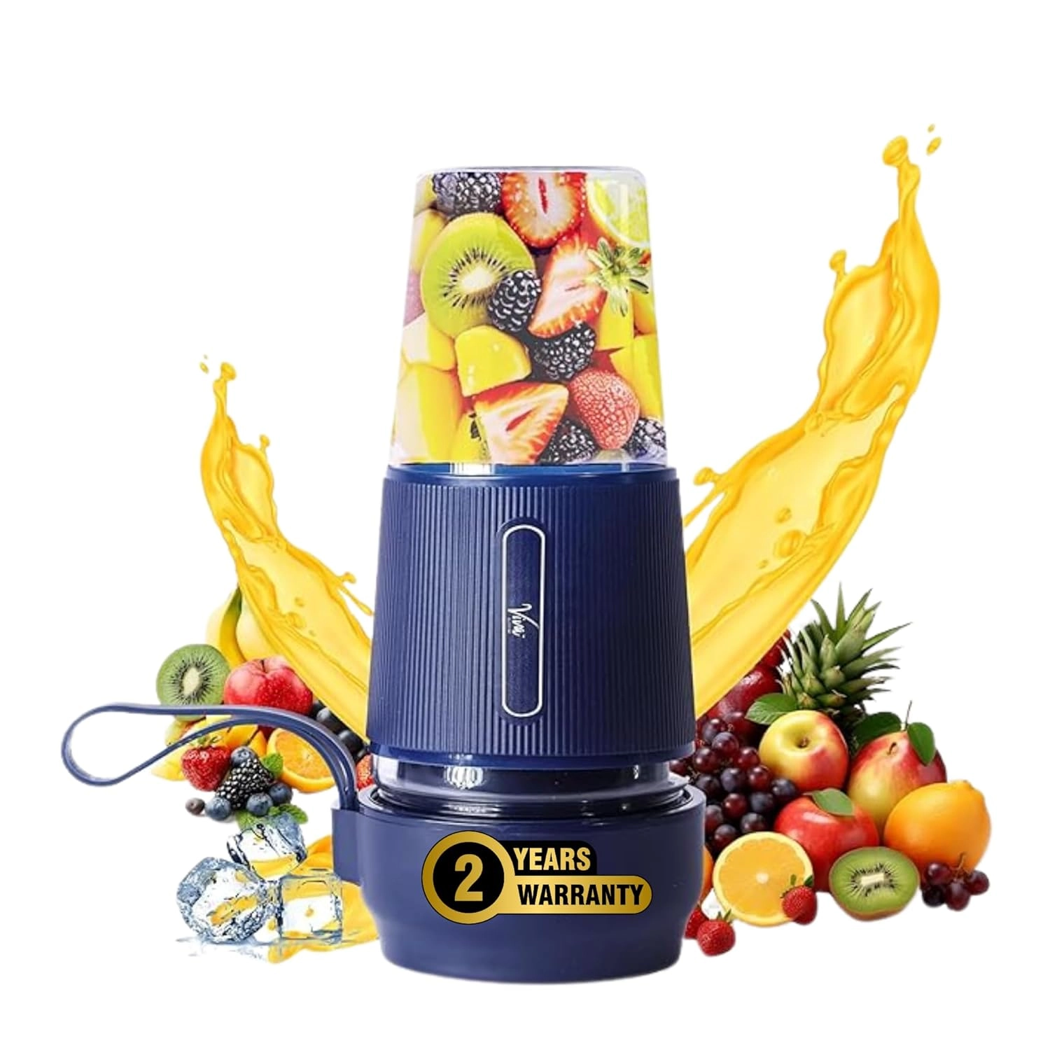 Viva Electric Nutri-Viva Portable Blender | USB Charging | Smoothie Maker | 6 Blades
