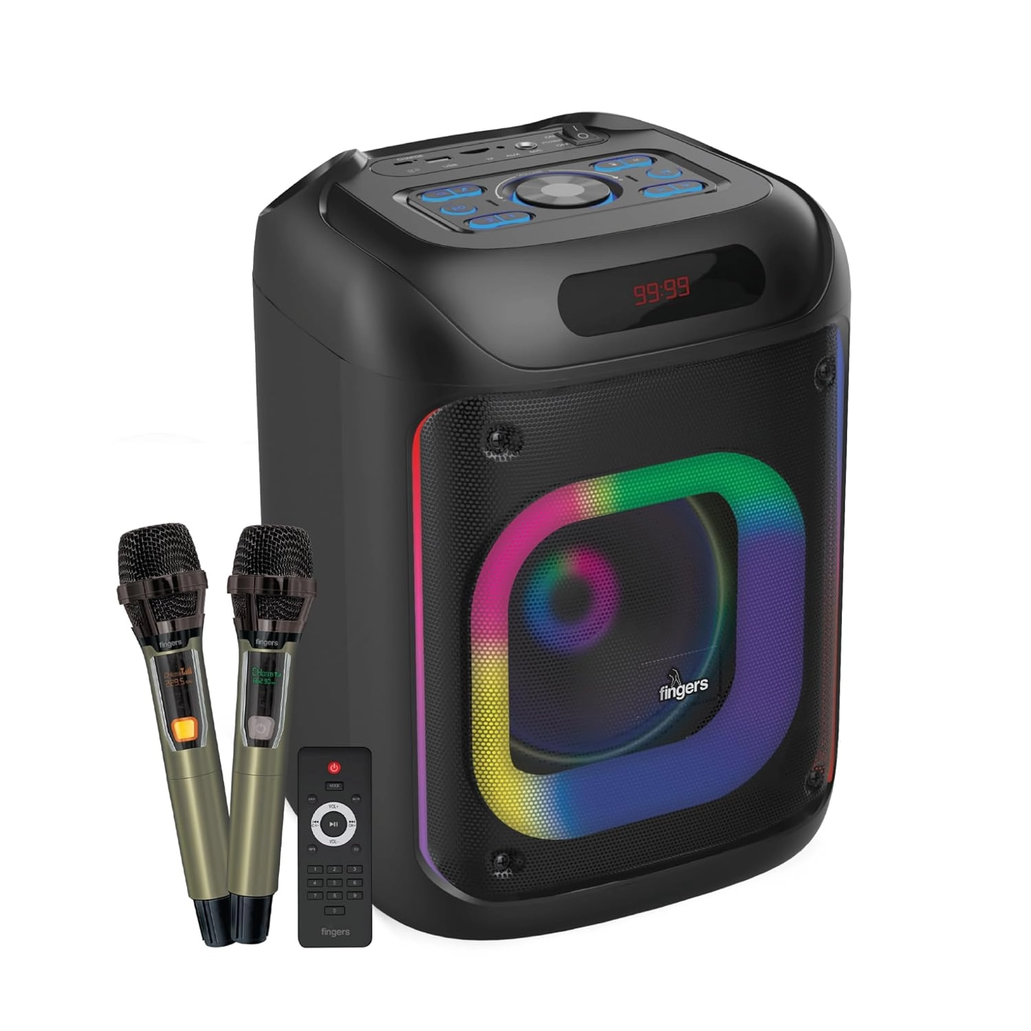 FINGERS 2Mic-ThunderBox Portable Speaker